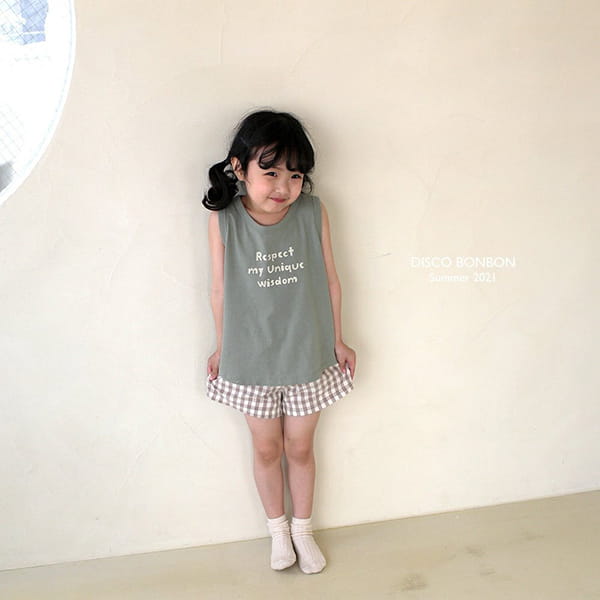 DISCO BONBON - Korean Children Fashion - #Kfashion4kids - Respect Sleeveless - 6