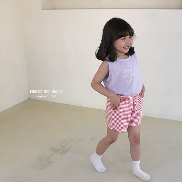 DISCO BONBON - Korean Children Fashion - #Kfashion4kids - Respect Sleeveless - 8