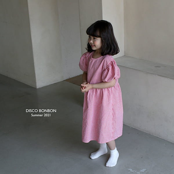 DISCO BONBON - Korean Children Fashion - #Kfashion4kids - Pink Candy One-piece - 2