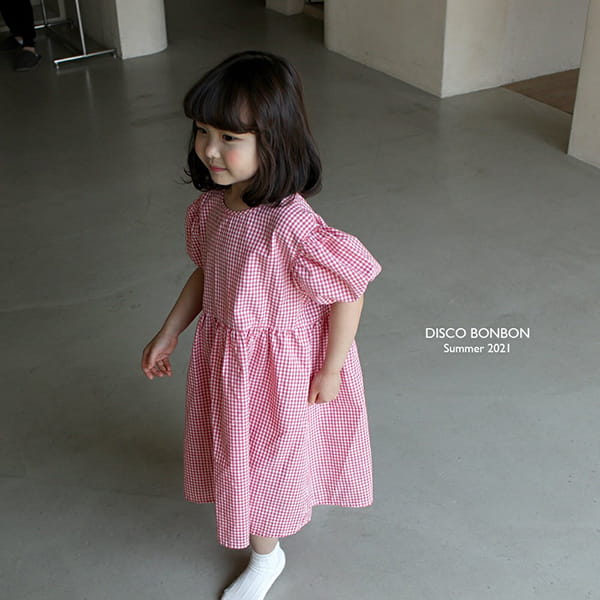 DISCO BONBON - Korean Children Fashion - #Kfashion4kids - Pink Candy One-piece - 4