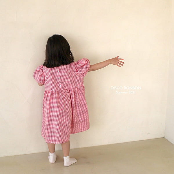 DISCO BONBON - Korean Children Fashion - #Kfashion4kids - Pink Candy One-piece - 7