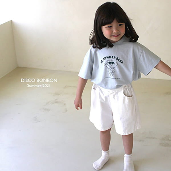 DISCO BONBON - Korean Children Fashion - #Kfashion4kids - Heart Bear Tee