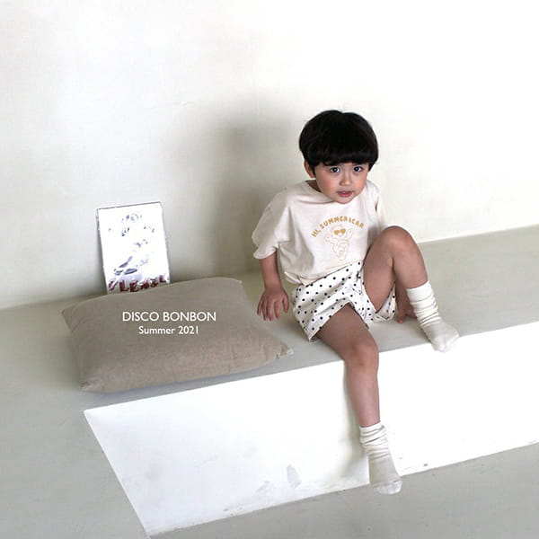 DISCO BONBON - Korean Children Fashion - #Kfashion4kids - Heart Bear Tee - 3