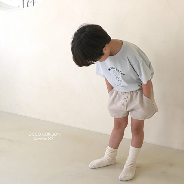 DISCO BONBON - Korean Children Fashion - #Kfashion4kids - Heart Bear Tee - 6