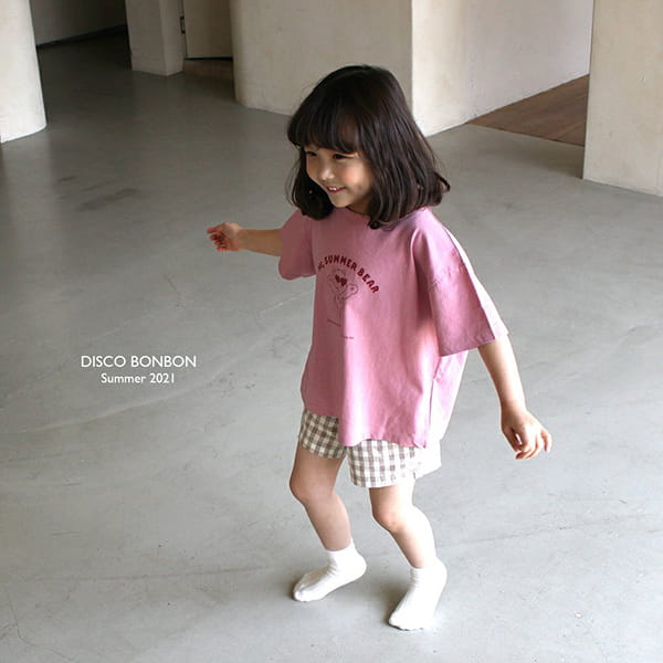 DISCO BONBON - Korean Children Fashion - #Kfashion4kids - Heart Bear Tee - 7