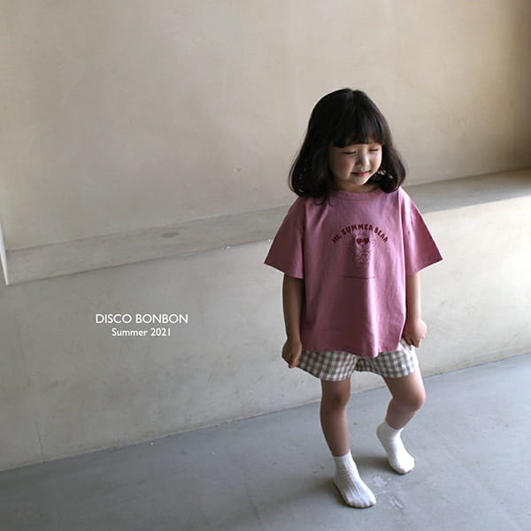 DISCO BONBON - Korean Children Fashion - #Kfashion4kids - Heart Bear Tee - 8