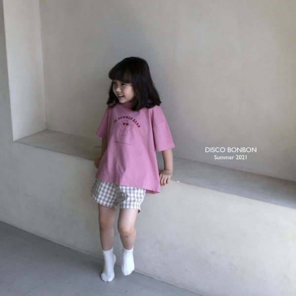 DISCO BONBON - Korean Children Fashion - #Kfashion4kids - Heart Bear Tee - 9