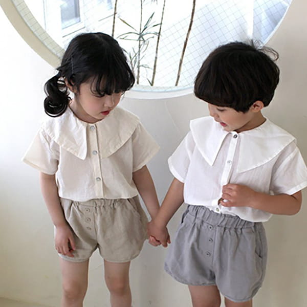 DISCO BONBON - Korean Children Fashion - #Kfashion4kids - Waffle Blouse