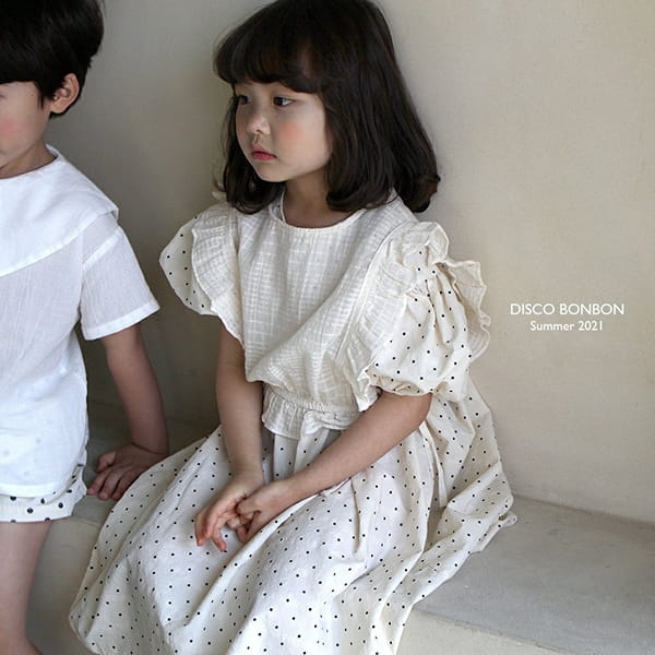 DISCO BONBON - Korean Children Fashion - #Kfashion4kids - Puff One-piece