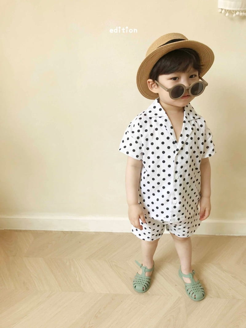 EDITION - Korean Children Fashion - #Kfashion4kids - Balloon Shirt Shorts Set - 10