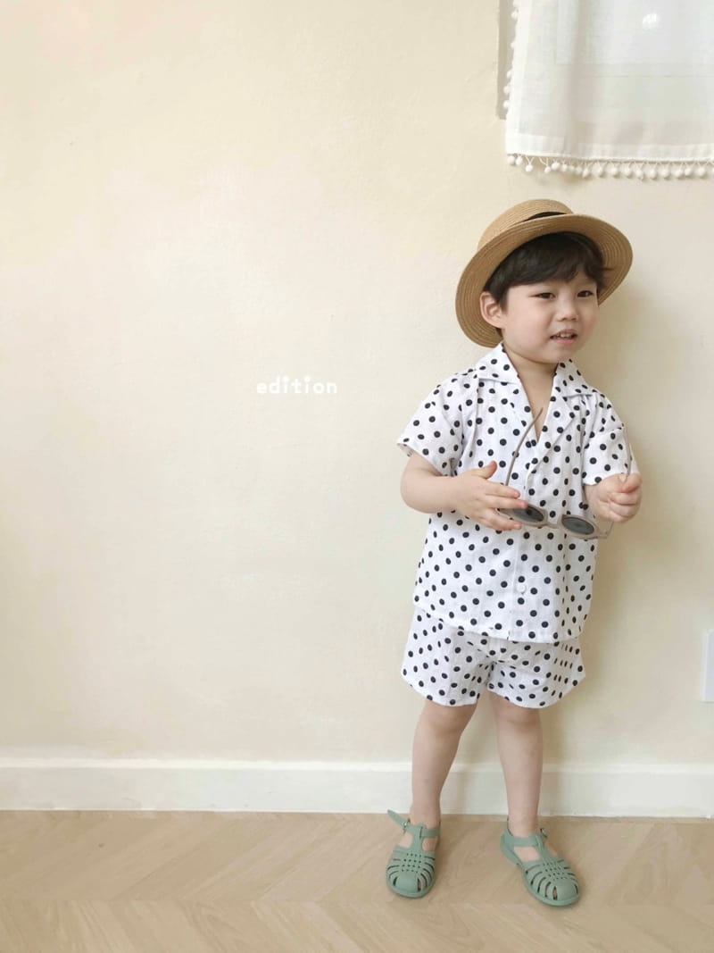 EDITION - Korean Children Fashion - #Kfashion4kids - Balloon Shirt Shorts Set - 12