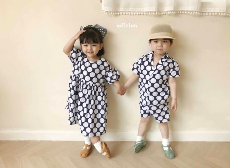 EDITION - Korean Children Fashion - #Kfashion4kids - Balloon Shirt Shorts Set - 4