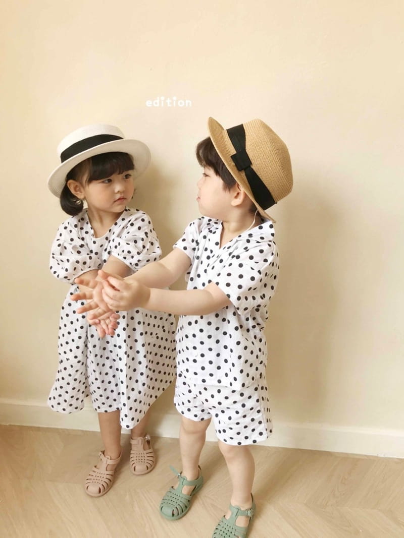 EDITION - Korean Children Fashion - #Kfashion4kids - Balloon Shirt Shorts Set - 6