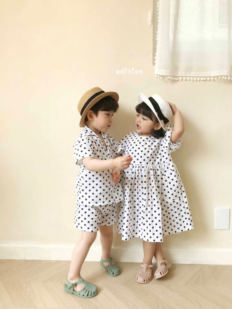 EDITION - Korean Children Fashion - #Kfashion4kids - Balloon Shirt Shorts Set - 7