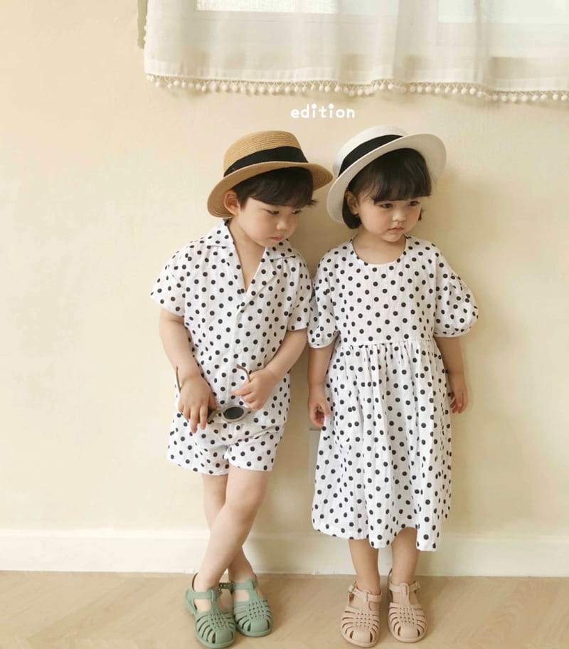 EDITION - Korean Children Fashion - #Kfashion4kids - Balloon Shirt Shorts Set - 8