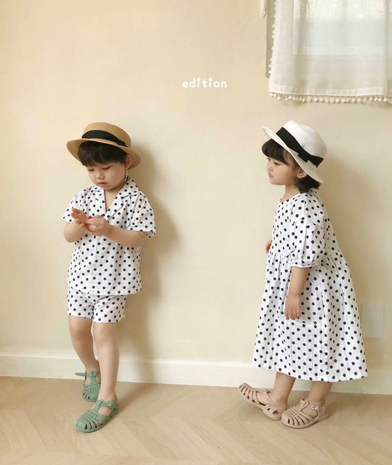 EDITION - Korean Children Fashion - #Kfashion4kids - Balloon Shirt Shorts Set - 9