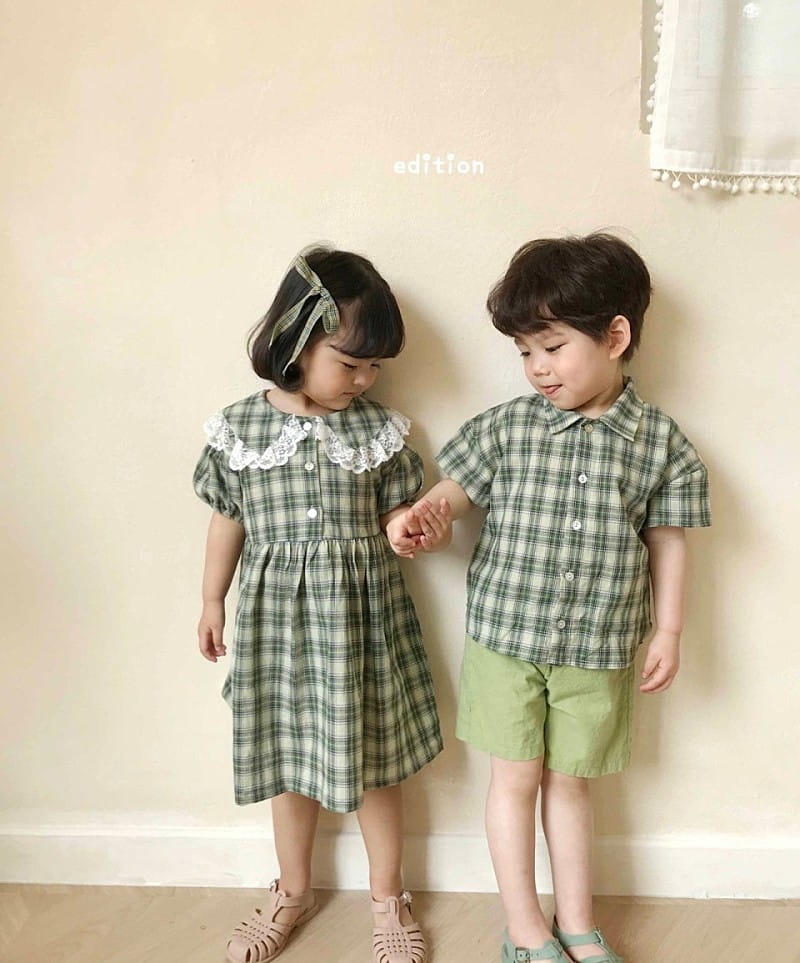 EDITION - Korean Children Fashion - #Kfashion4kids - Olive Shirt