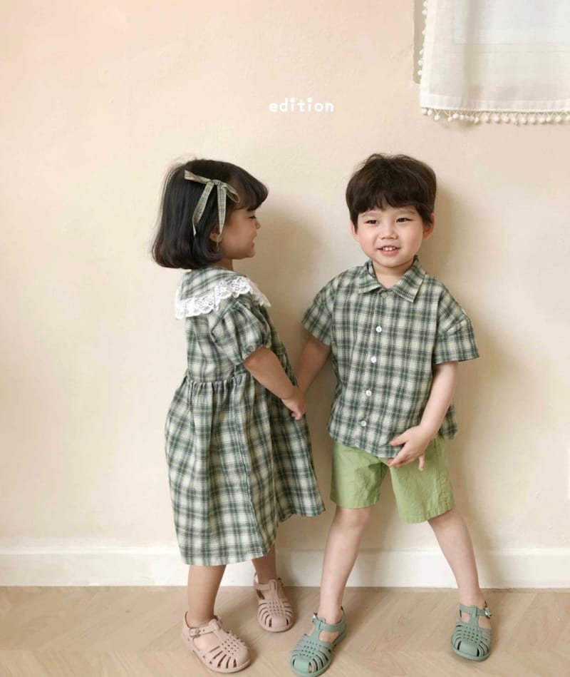 EDITION - Korean Children Fashion - #Kfashion4kids - Olive Shirt - 3