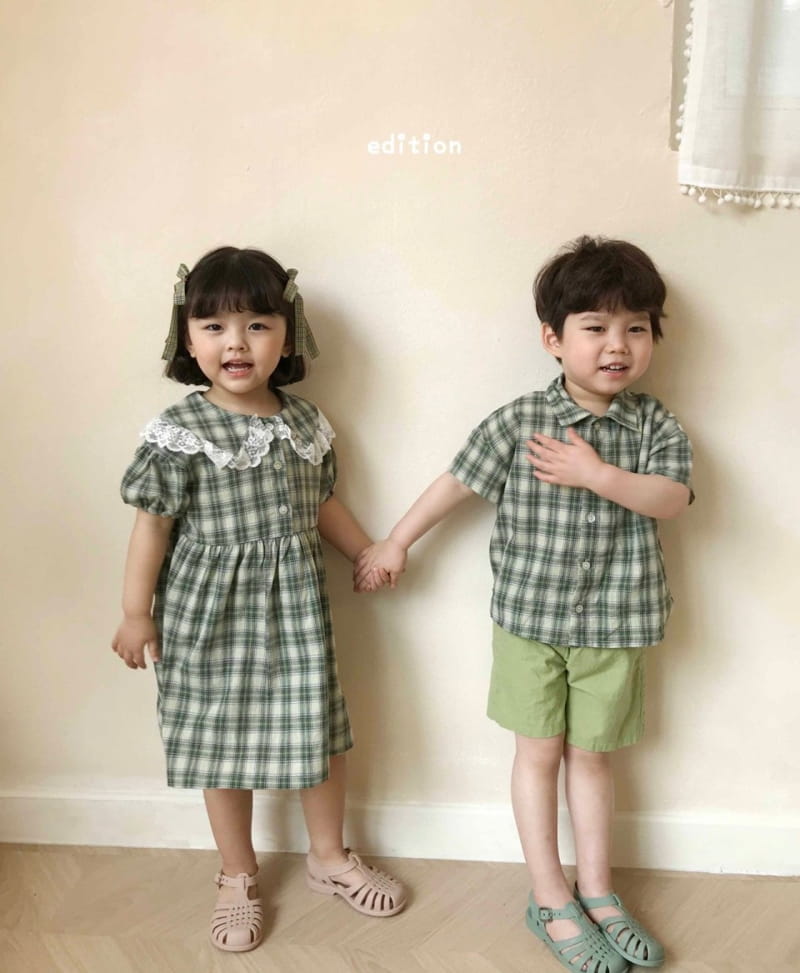 EDITION - Korean Children Fashion - #Kfashion4kids - Olive Shirt - 5