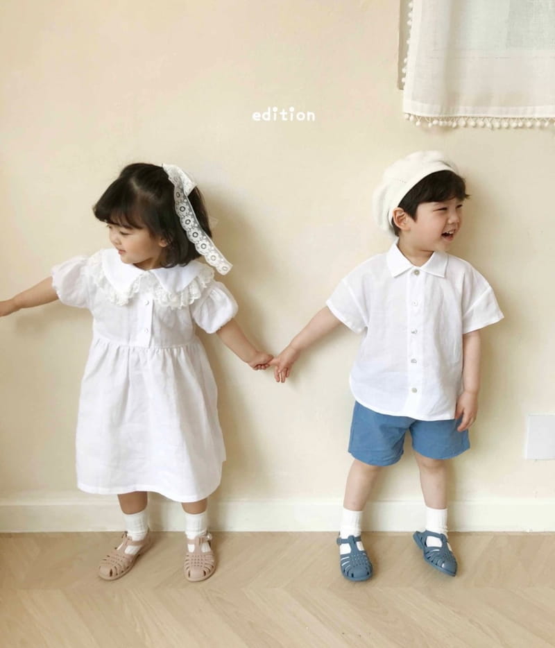 EDITION - Korean Children Fashion - #Kfashion4kids - Olive Shirt - 8