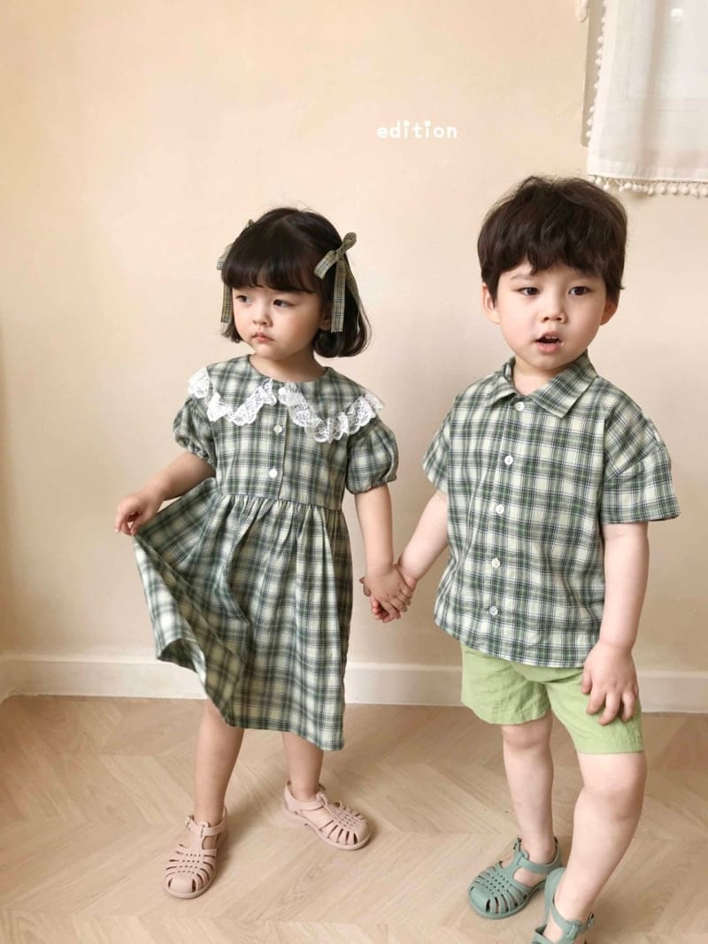EDITION - Korean Children Fashion - #Kfashion4kids - Olive One-piece - 7