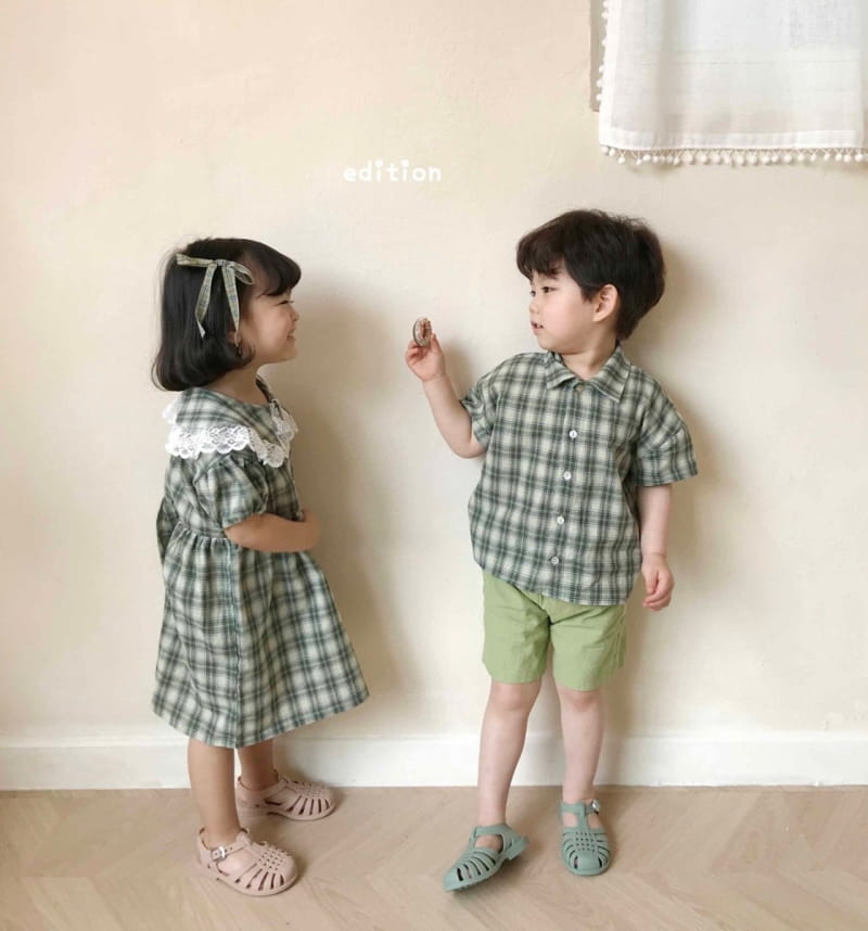 EDITION - Korean Children Fashion - #Kfashion4kids - Olive One-piece - 9
