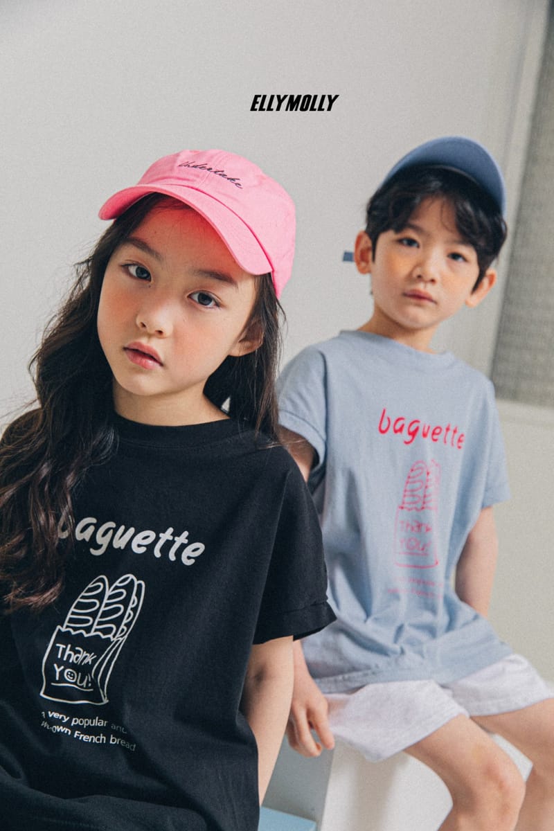 ELLYMOLLY - Korean Children Fashion - #Kfashion4kids - Baguette Tee - 2