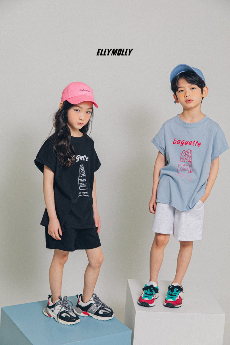 ELLYMOLLY - Korean Children Fashion - #Kfashion4kids - Baguette Tee - 7