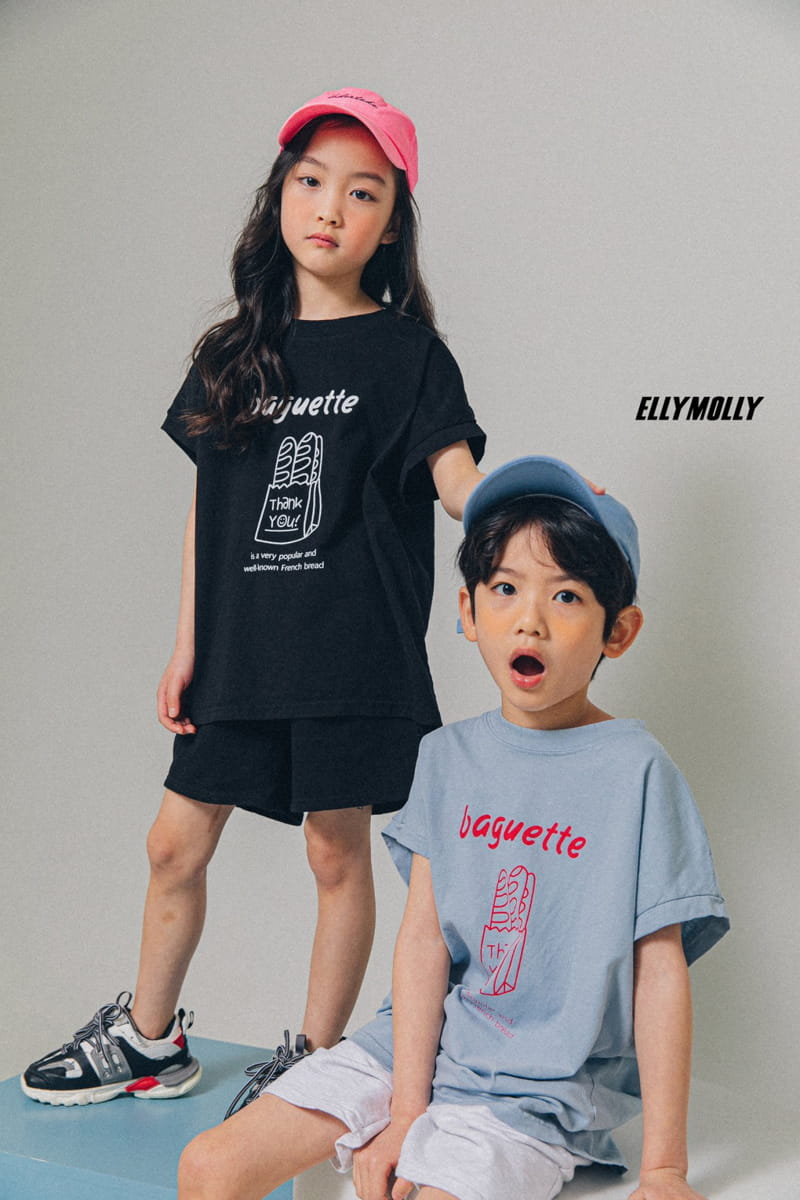 ELLYMOLLY - Korean Children Fashion - #Kfashion4kids - Baguette Tee - 8