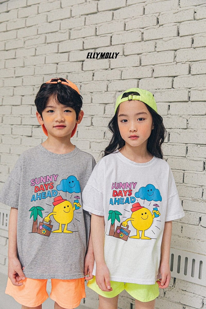 ELLYMOLLY - Korean Children Fashion - #Kfashion4kids - Smile Man Tee