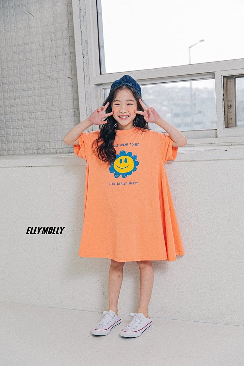 ELLYMOLLY - Korean Children Fashion - #Kfashion4kids - Daisy Smile One-oiece