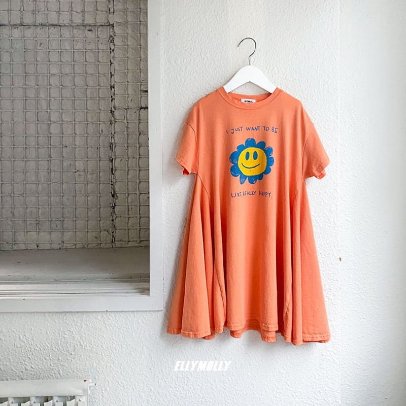 ELLYMOLLY - Korean Children Fashion - #Kfashion4kids - Daisy Smile One-oiece - 4