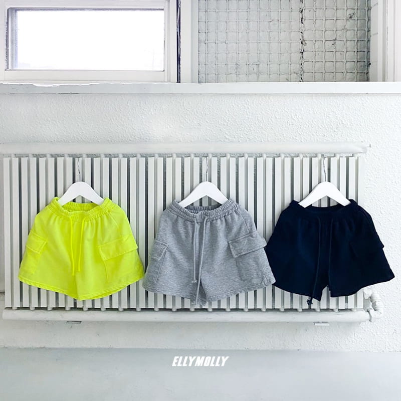 ELLYMOLLY - Korean Children Fashion - #Kfashion4kids - EM Cargo Shorts - 3