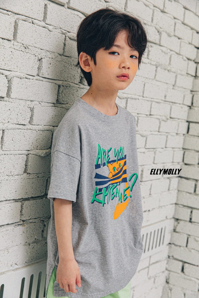 ELLYMOLLY - Korean Children Fashion - #Kfashion4kids - Cat Slit Long Tee - 11
