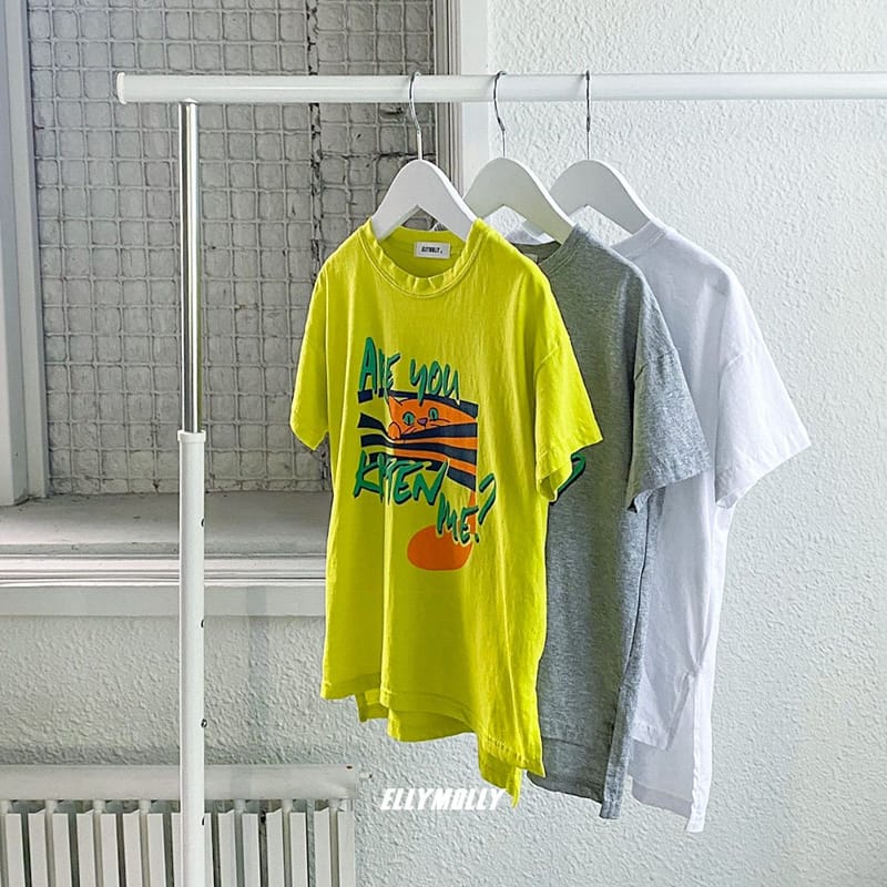 ELLYMOLLY - Korean Children Fashion - #Kfashion4kids - Cat Slit Long Tee - 3