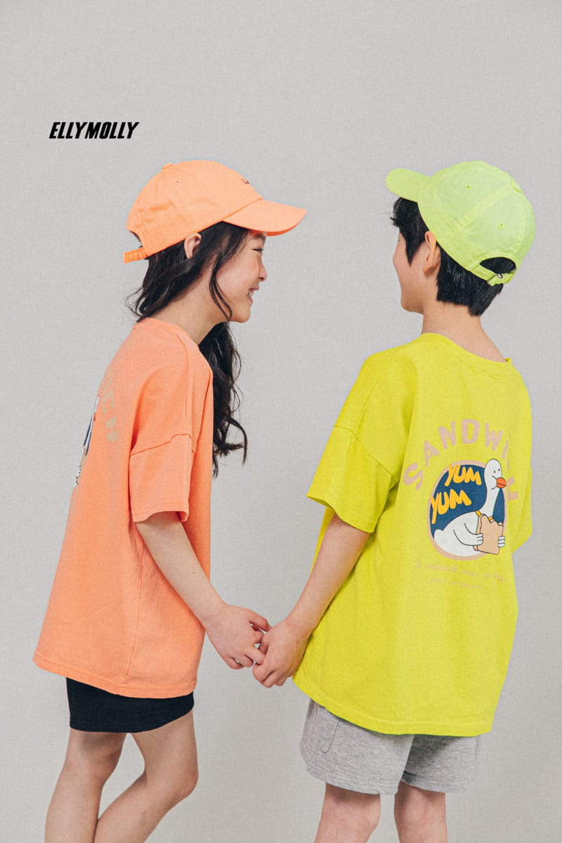 ELLYMOLLY - Korean Children Fashion - #Kfashion4kids - Loose Fit Duck Tee - 2