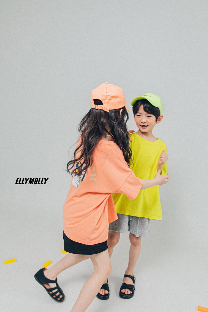 ELLYMOLLY - Korean Children Fashion - #Kfashion4kids - Loose Fit Duck Tee - 4