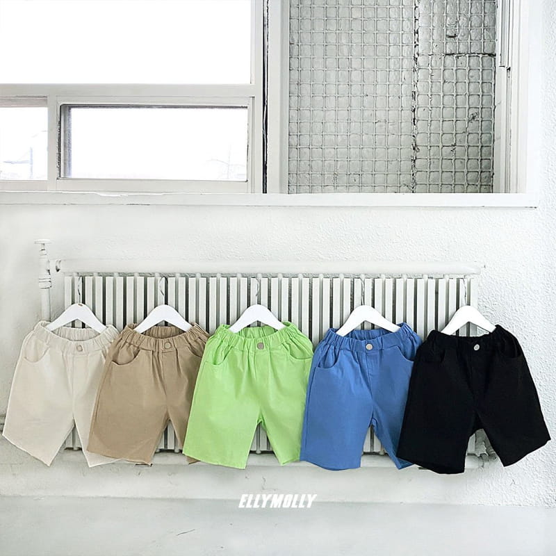 ELLYMOLLY - Korean Children Fashion - #Kfashion4kids - EM Linen Shorts - 3