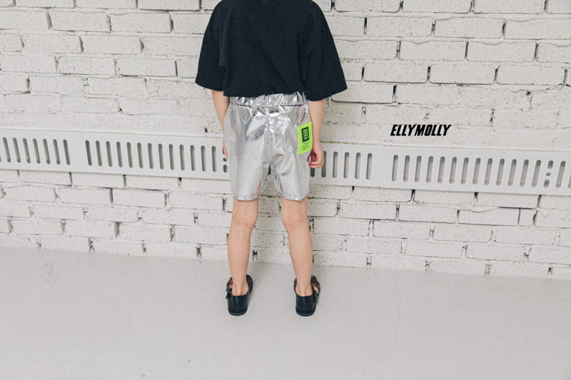ELLYMOLLY - Korean Children Fashion - #Kfashion4kids - Silver Shorts - 10
