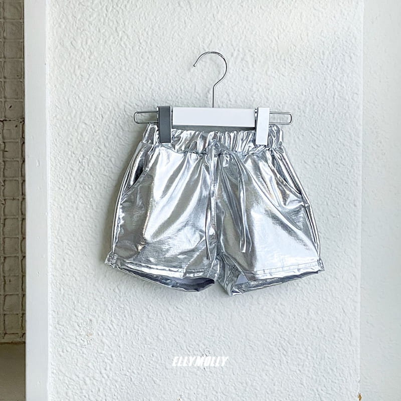 ELLYMOLLY - Korean Children Fashion - #Kfashion4kids - Silver Shorts - 3