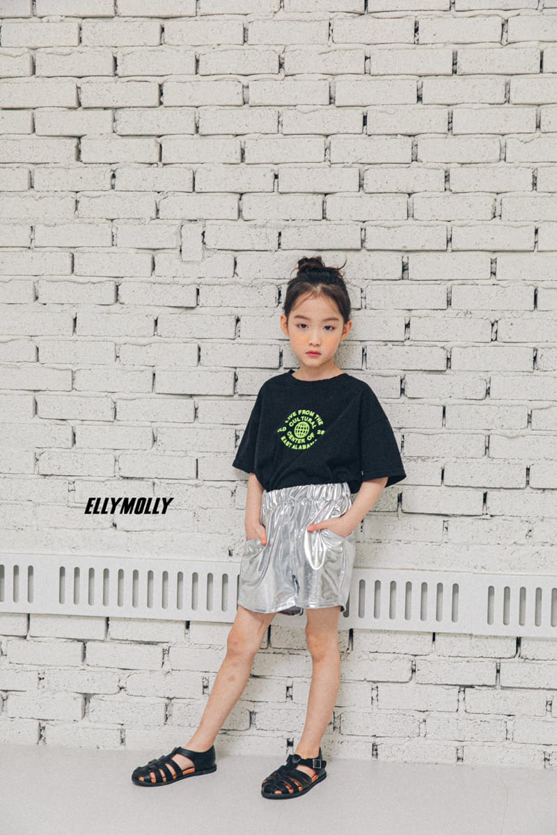 ELLYMOLLY - Korean Children Fashion - #Kfashion4kids - Silver Shorts - 5