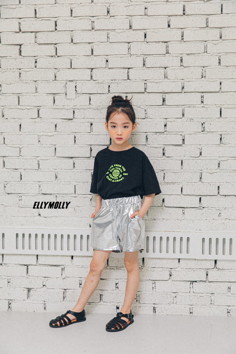 ELLYMOLLY - Korean Children Fashion - #Kfashion4kids - Silver Shorts - 6