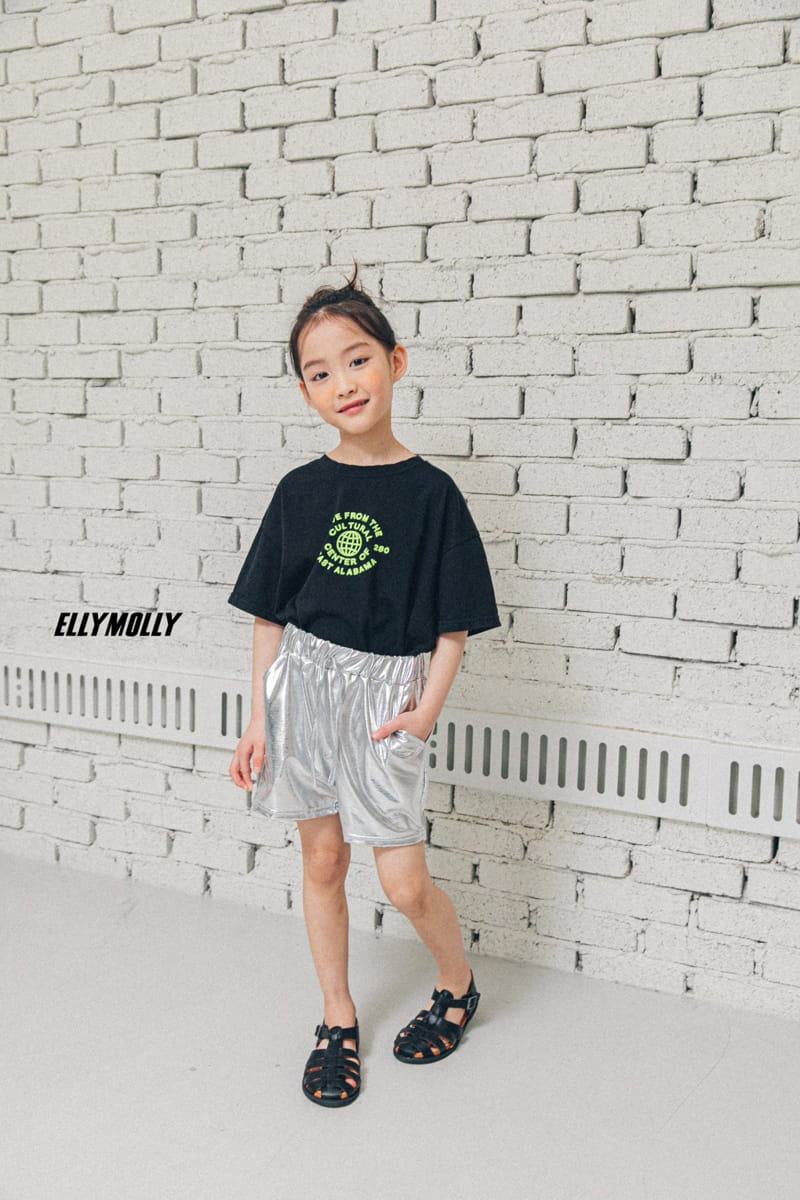 ELLYMOLLY - Korean Children Fashion - #Kfashion4kids - Silver Shorts - 8