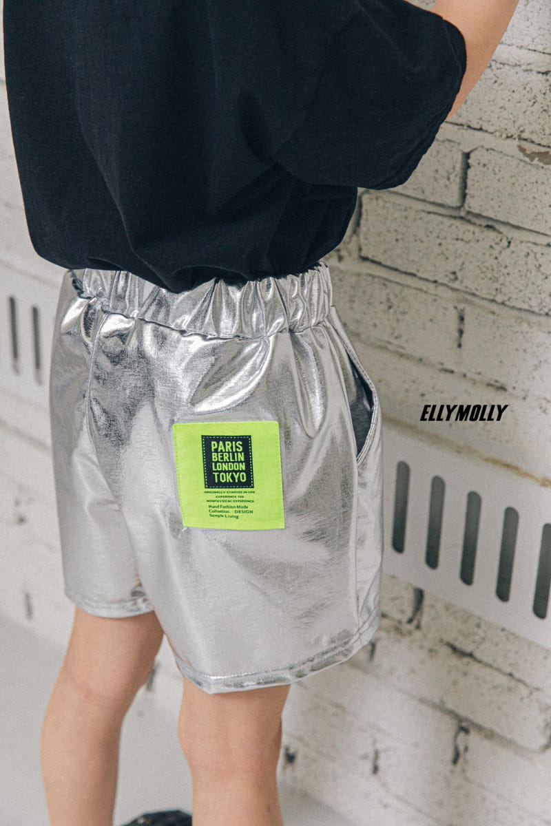 ELLYMOLLY - Korean Children Fashion - #Kfashion4kids - Silver Shorts - 9