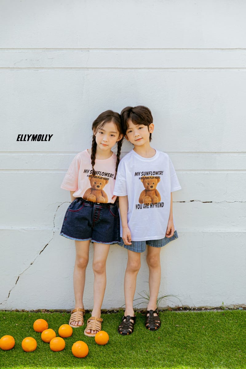 ELLYMOLLY - Korean Children Fashion - #Kfashion4kids - Heart Denim Shorts - 12