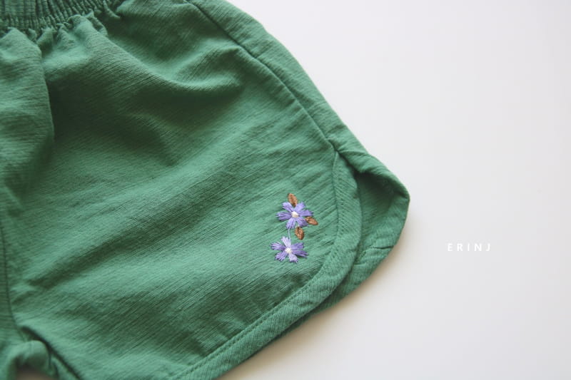 ERIN J - Korean Children Fashion - #Kfashion4kids - Embroidery Shorts - 3