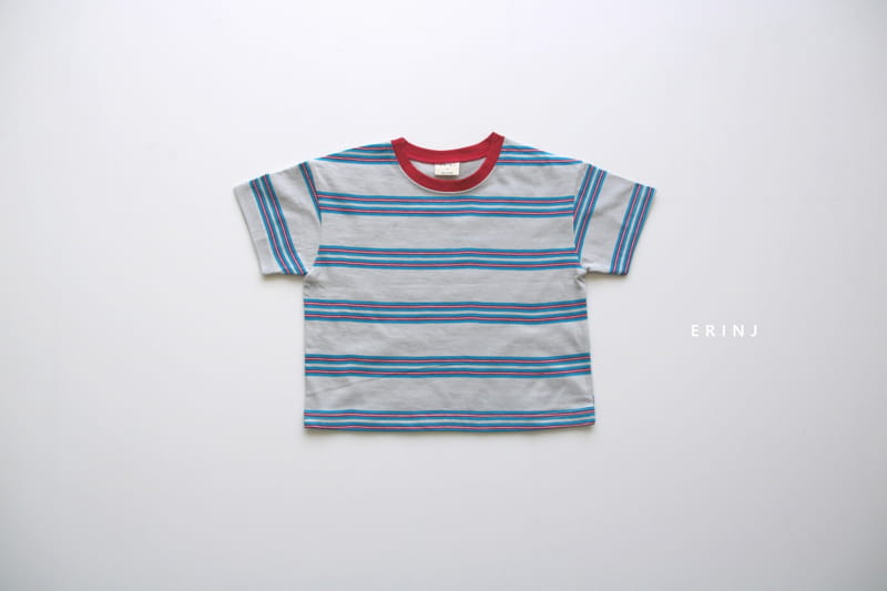 ERIN J - Korean Children Fashion - #Kfashion4kids - Color Stripes Tee