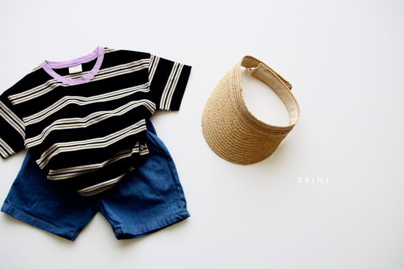 ERIN J - Korean Children Fashion - #Kfashion4kids - Color Stripes Tee - 5