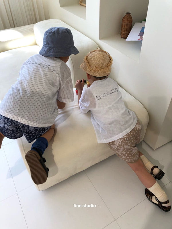 FINE STUDIO - Korean Children Fashion - #Kfashion4kids - Dot Shirt - 9