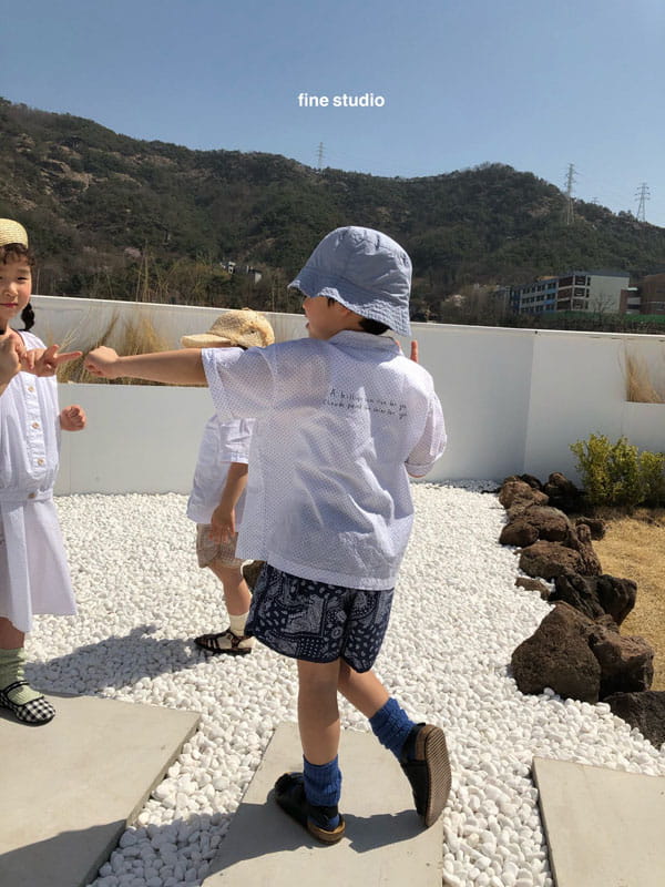 FINE STUDIO - Korean Children Fashion - #Kfashion4kids - Paisley Shorts - 4